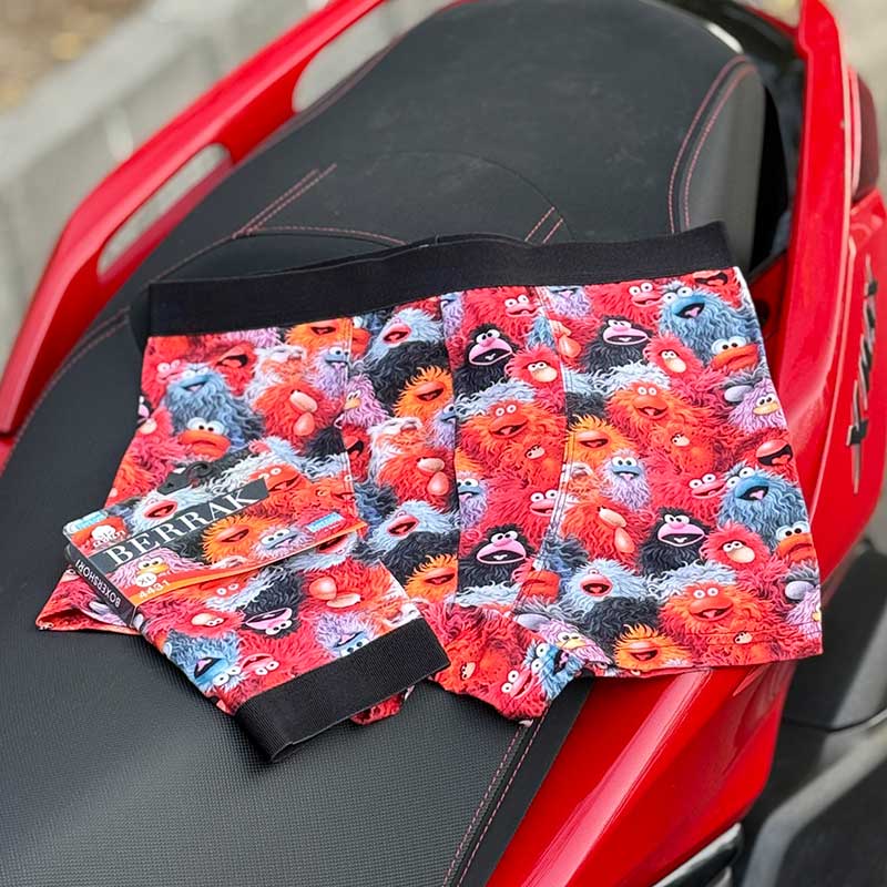 234 شورت پادار مردانه Berrak مدل Elmo Sesame کد 3006 | ۹۵٪ نخ پنبه، فاق بلند و راحت