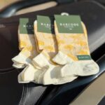 جوراب مچی سهپاشنه برند Barcode طرح گل شیپوری کد 9006