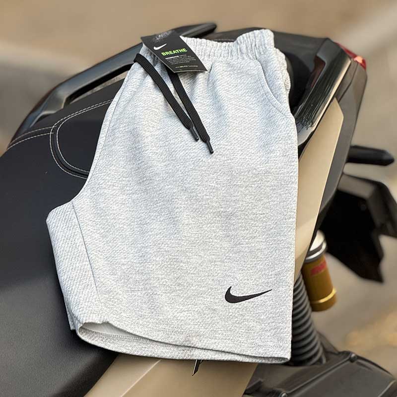 240 شلوارک ورزشی نایکی وارداتی کد ۰۲۰۰۱ | پارچه کجراه، مناسب باشگاه و روزمره