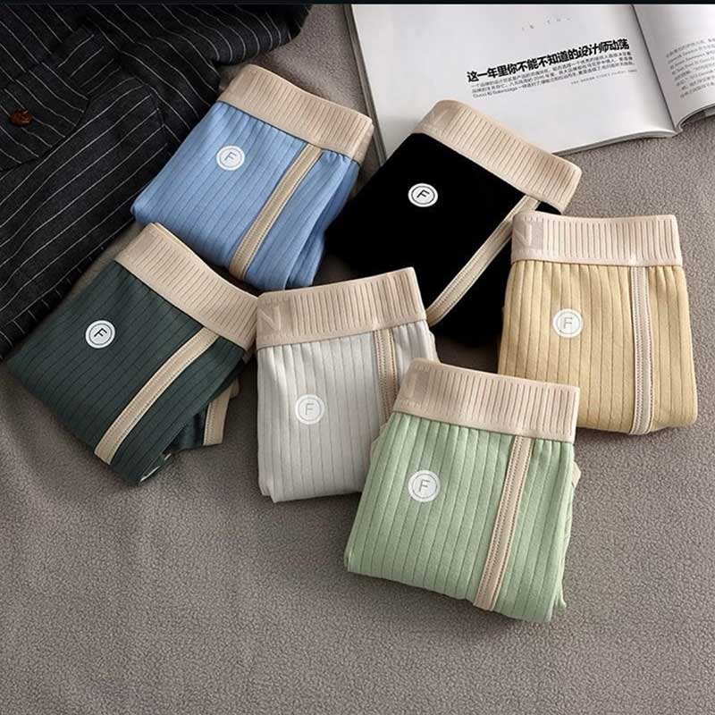 شورت نیم‌پا مردانه کبریتی نوار‌دار دهه ۸۰ کد ۰۳۹ | نخ پنبه، استایل نوستالژی