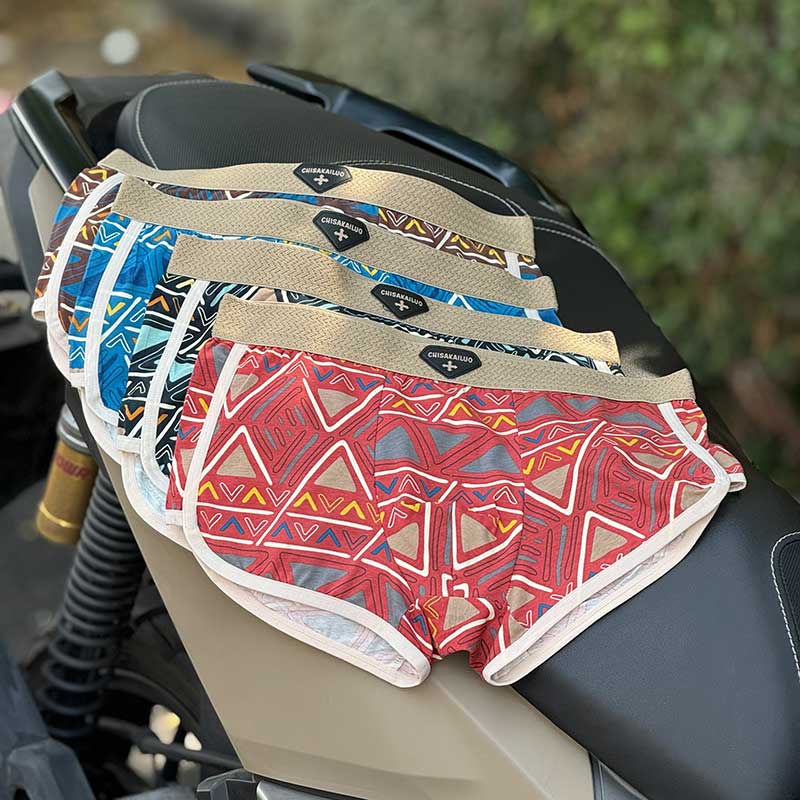 شورت نیم‌پا مردانه یاشن مدل سرخپوستی کد ۰۴۳ | نخ پنبه طبیعی، فیت راحت و بادوام