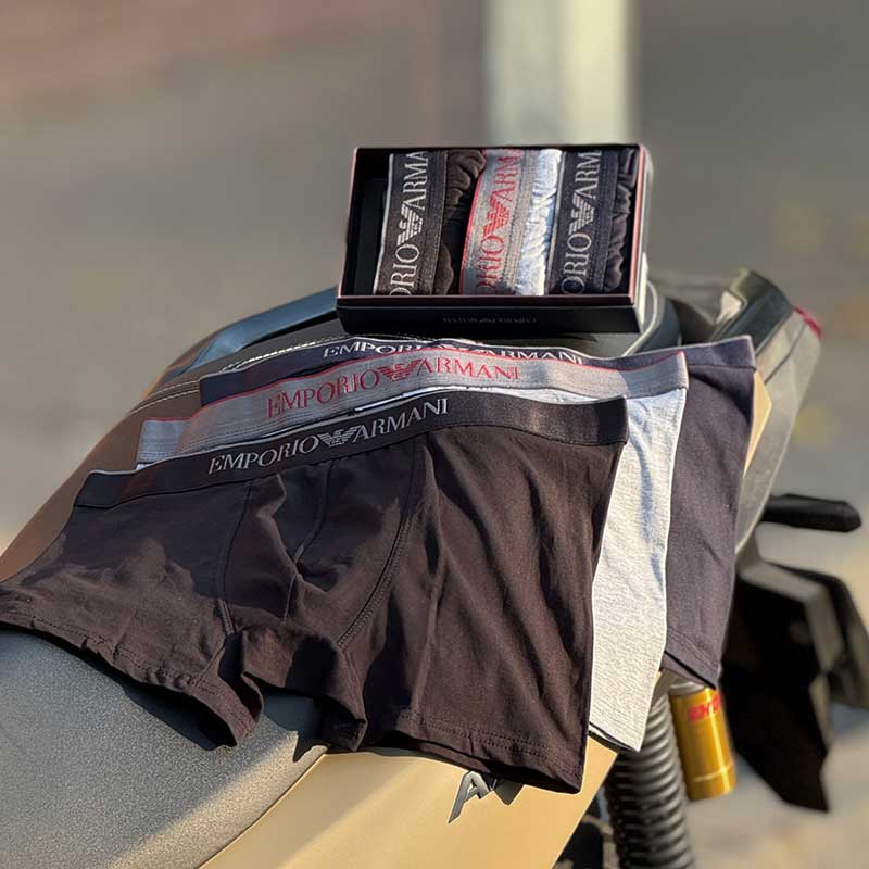 شورت Armani Master Trunk پک سه‌تایی – کش ۵ سانت – پنبه و اسپاندکس 024