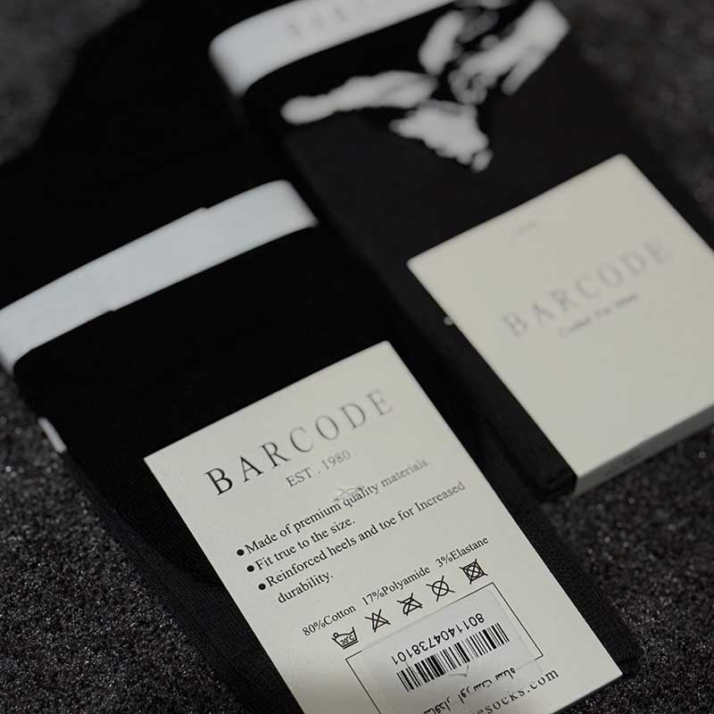 جوراب ساقدار مردانه Barcod طرح اورست کد ۵۰۰۸ | ۱۰۰٪ پنبه