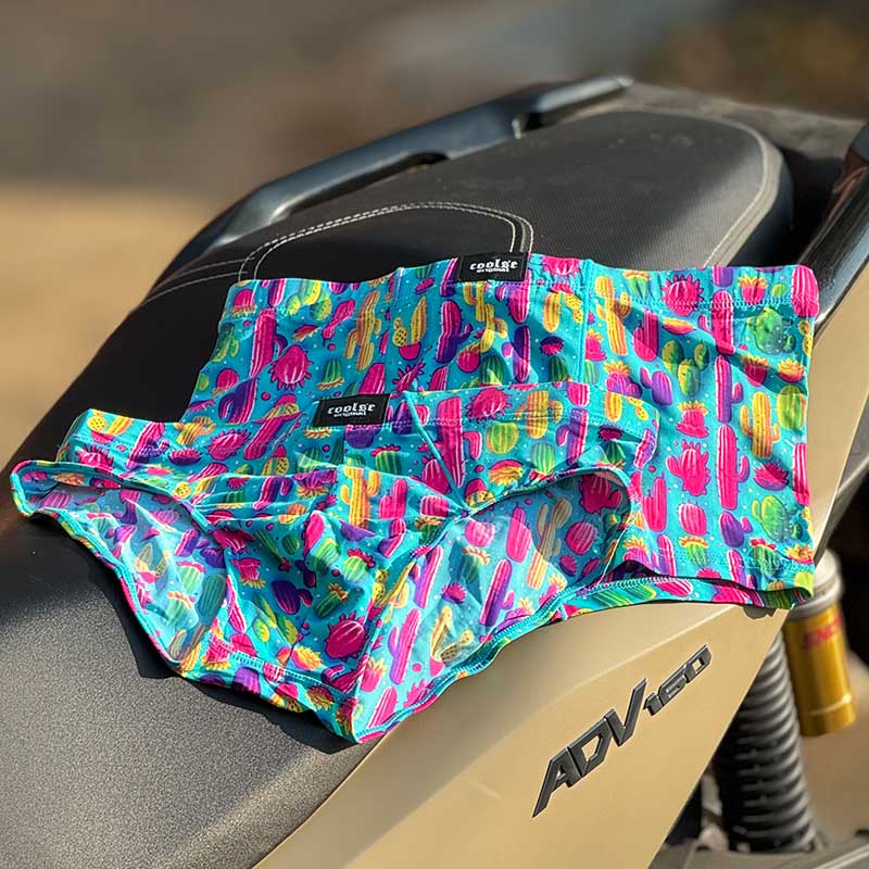 شورت اسلیپ مردانه Coolse مدل کاکتوس هفت‌رنگ کد 17001 – جنس نخ گیاهی وارداتی