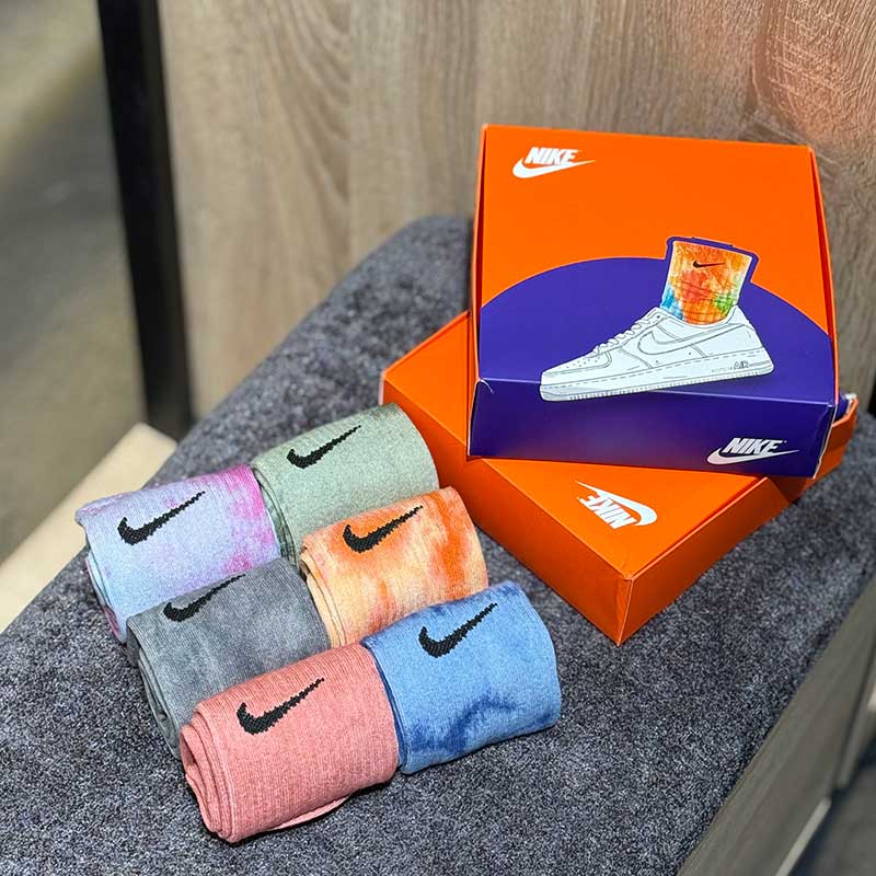 جوراب اسپرت آبرنگی ساقدار مستر پک ۶ تایی – ۱۰۰٪ پنبه، ساخت ترکیه (کد ۵۰۱۲)