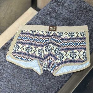 شورت نیمپا سرخپوستی Mix Match بغل چاکدار کد ۰۵۷ | ۱۰۰٪ پنبه | ۴ رنگ