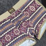 شورت نیم‌پا سرخپوستی Mix Match بغل چاک‌دار کد ۰۵۷ | ۱۰۰٪ پنبه | ۴ رنگ