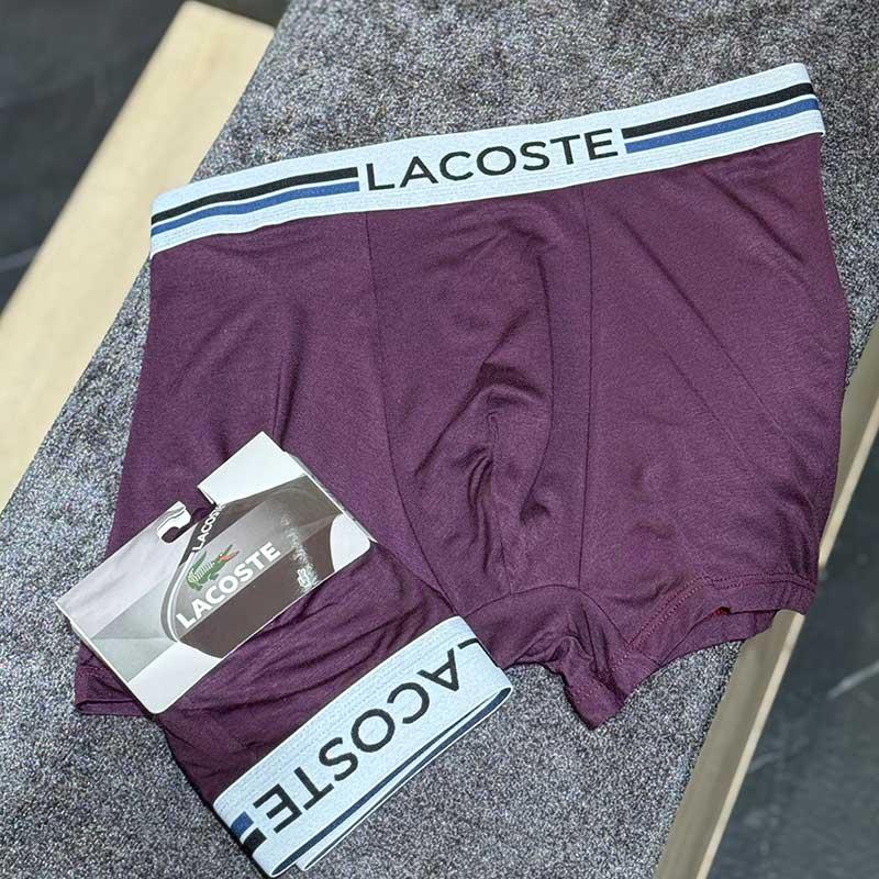 شورت نیم‌پا لاگوست، شورت مودال مردانه، شورت Lacoste یاشن، شورت سایز بزرگ مردانه، modal boxer men