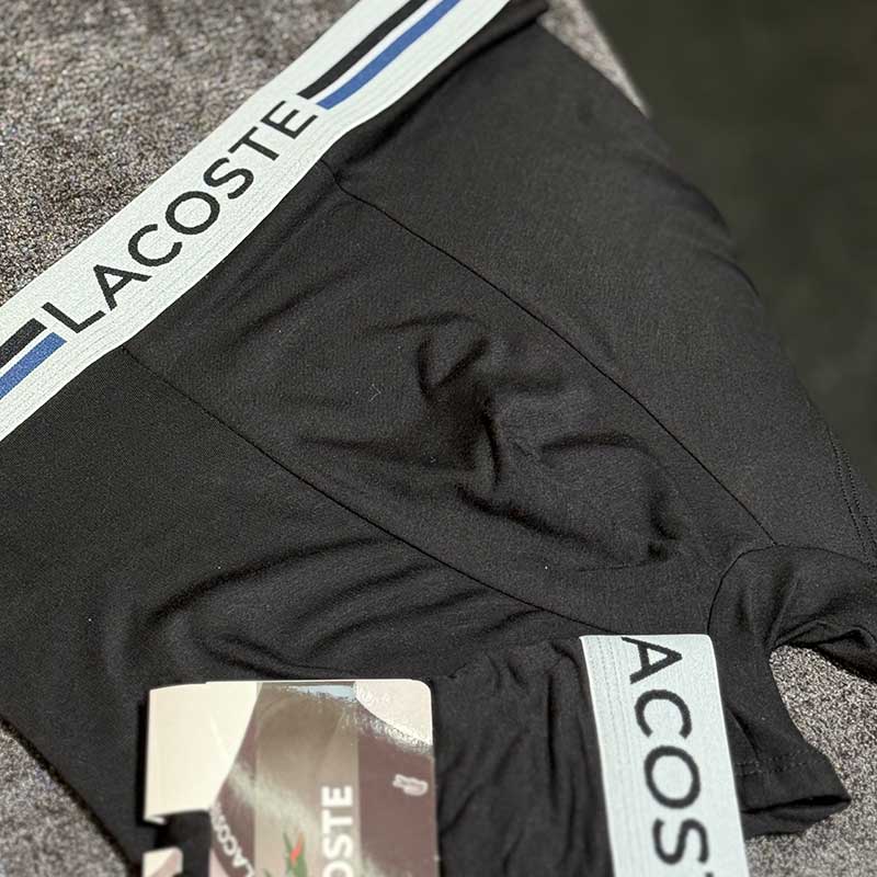 شورت نیم‌پا لاگوست، شورت مودال مردانه، شورت Lacoste یاشن، شورت سایز بزرگ مردانه، modal boxer men