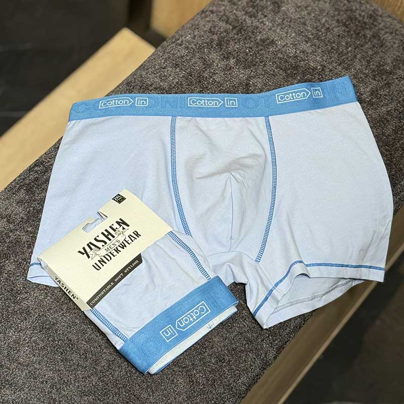 شورت نیم‌پا Cotton In یاشن کد ۲۵۰۲ | دوخت همرنگ کش | XL–XXXL