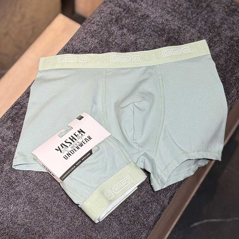 شورت نیم‌پا Cotton In یاشن کد ۲۵۰۲ | دوخت همرنگ کش | XL–XXXL