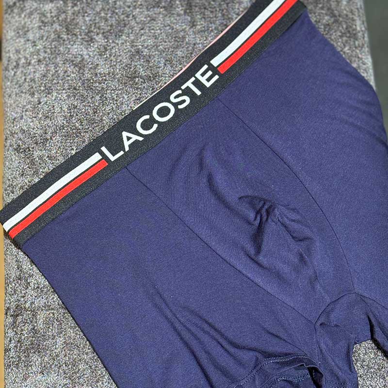 شورت نیم‌پا Lacoste یاشن کد ۰۶۴ | ۱۰۰٪ مودال | کش مشکی