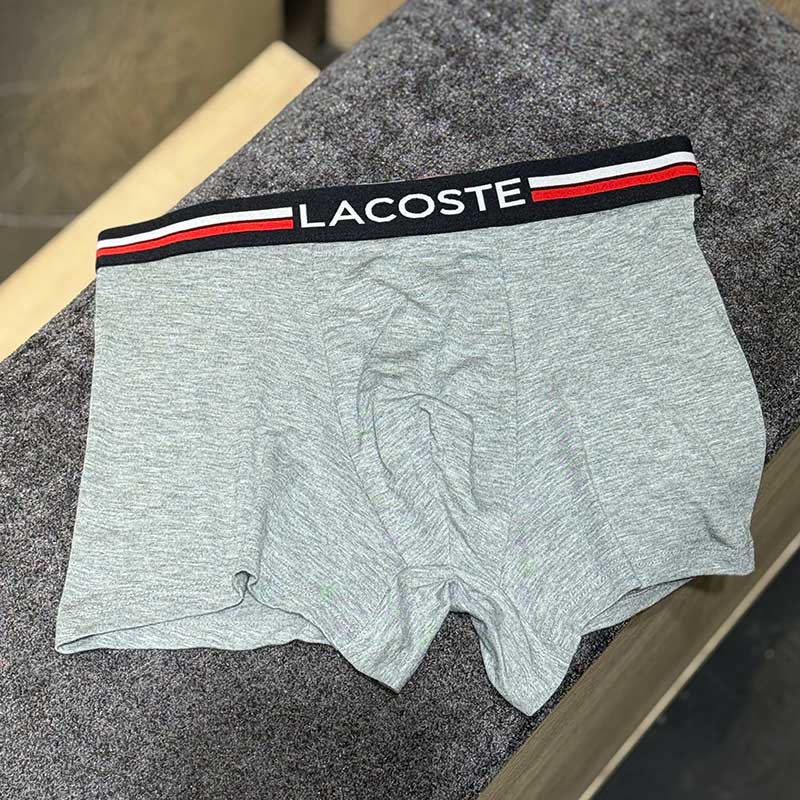 شورت نیم‌پا Lacoste یاشن کد ۰۶۴ | ۱۰۰٪ مودال | کش مشکی