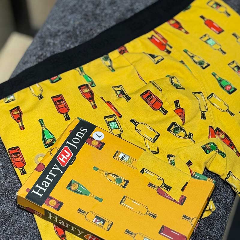 شورت پادار Harry Jones مدل ویسکی کد ۰۶۵ | ۱۰۰٪ پنبه