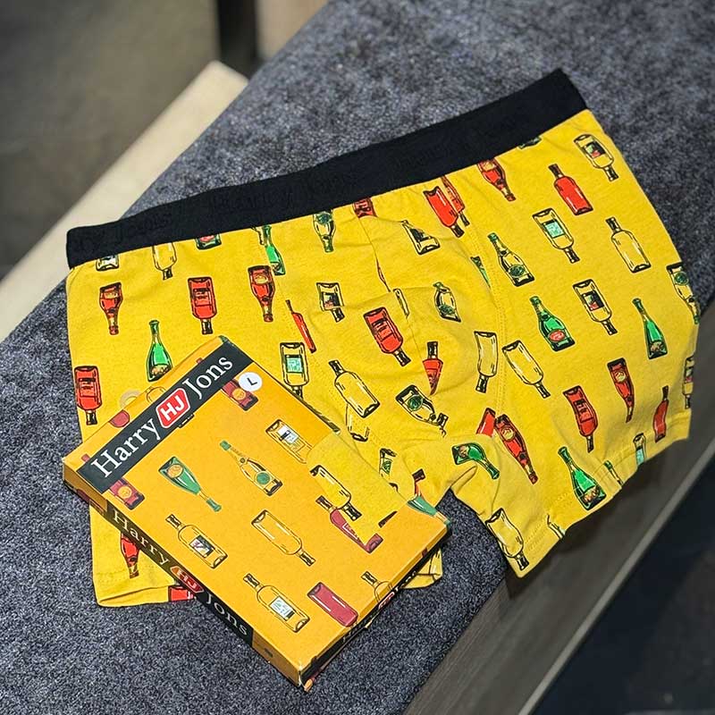 شورت پادار Harry Jones مدل ویسکی کد ۰۶۵ | ۱۰۰٪ پنبه