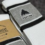 جوراب کف حوله‌ای گلدوزی Burton برند Optimist کد 5011 | مخصوص پیاده‌روی و ورزش