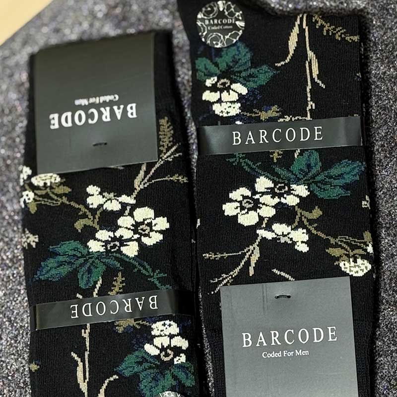 جوراب ساقدار مردانه Barcode مدل Silent Garden | پنبه ۱۰۰٪ | کد 5016