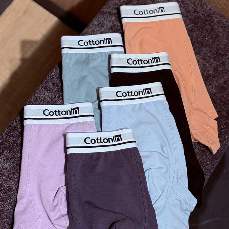 شورت نیم‌پا Cotton In کمر سفید یاشن | ۱۰۰٪ نخ پنبه | ۷ رنگ | کد 8782