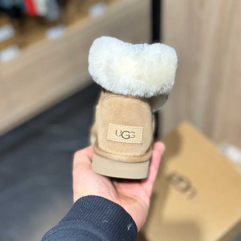 بوت UGG کلیر مینی اورجینال | Claire Mini Boots | رنگ چستنات | کد 10001
