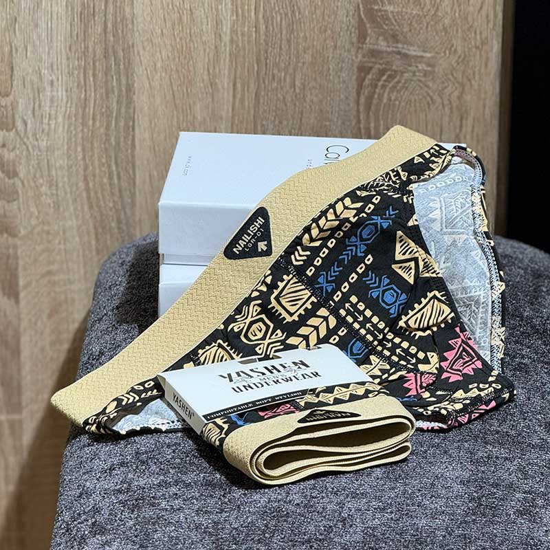 شورت اسلیپ سرخپوستی Mix Match | ۱۰۰٪ کتان | ۳ رنگ پاییزی | کد 077