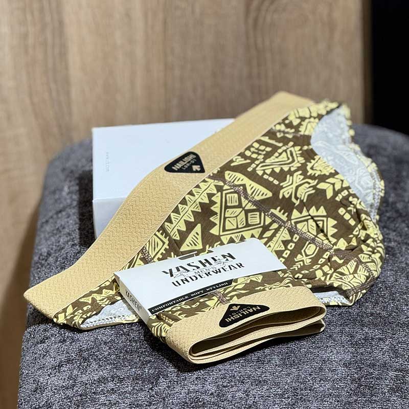 شورت اسلیپ سرخپوستی Mix Match | ۱۰۰٪ کتان | ۳ رنگ پاییزی | کد 077