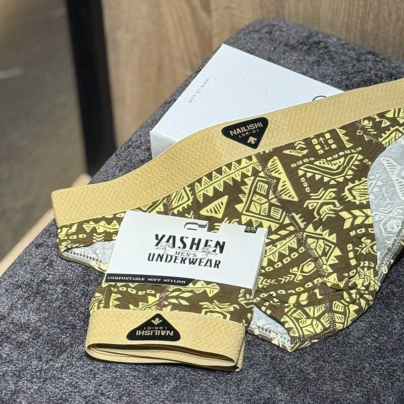 شورت اسلیپ سرخپوستی Mix Match | ۱۰۰٪ کتان | ۳ رنگ پاییزی | کد 077