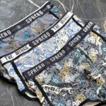 شورت نیم‌پا نوار‌دار مدل عقاب | پنبه اسپاندکس | سایز بزرگ | کد 080