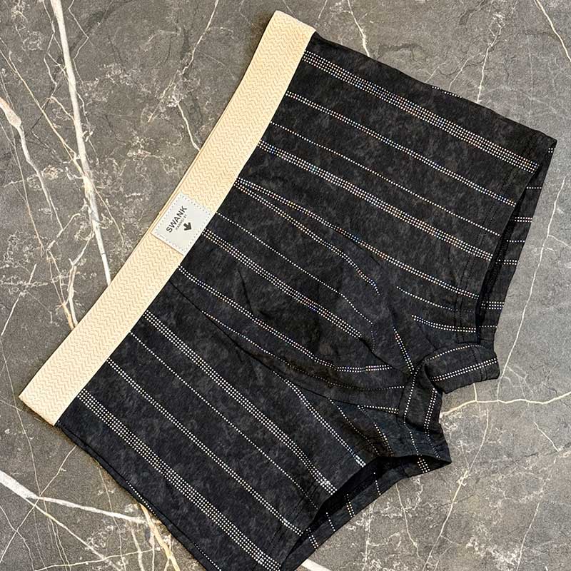 شورت نیم‌پا کش سنتی Perfect مدل نگین‌دار | پنبه اسپاندکس | سایز بزرگ | کد 082