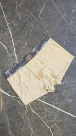 شورت نیم پا وینتیج مدل زاپدار - تصویر 5