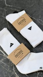 جوراب کف حوله ای گلدوزی لگو adidas برند optimist | کد 5020 - تصویر 3