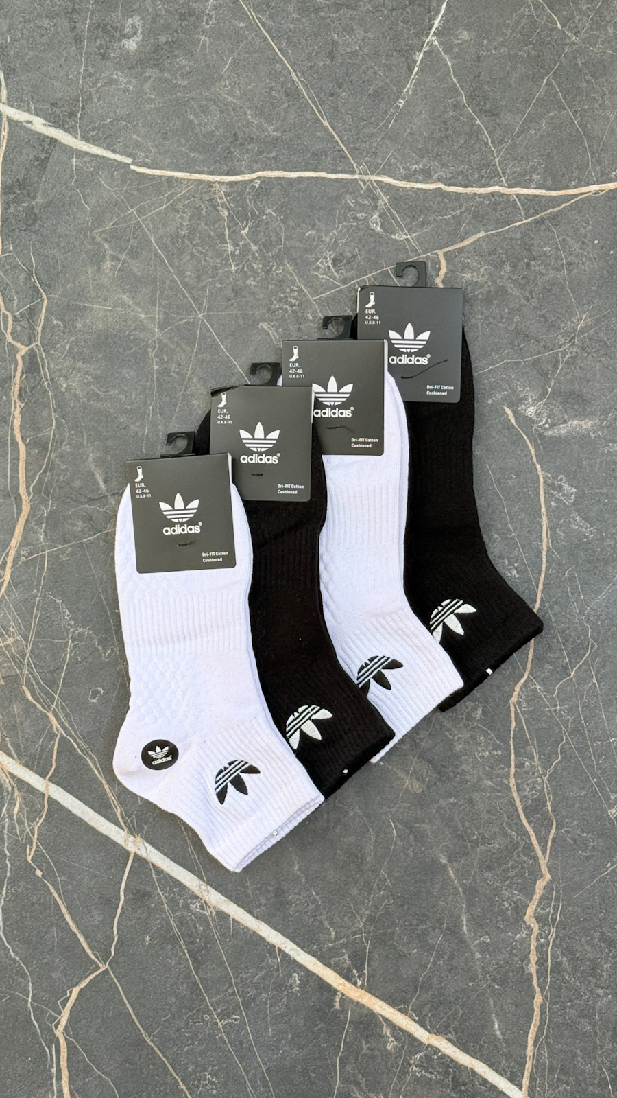 جوراب نیم ساق | گلدوزی برند آدیداس adidas | کد 5102