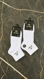 جوراب نیم ساق|گلدوزی برند ARCTERYX|کد 5104 - تصویر 3