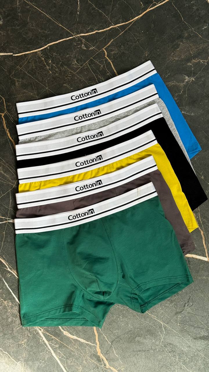 شورت نیم پا مردانه|مدل cotton in کاپ بزرگ|کد۱۱۳