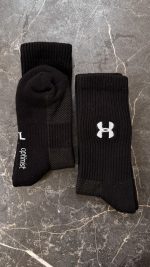 جوراب کف حوله ای گلدوزی آندر ارمور Under Armour|برند optimist|گرم بالا|کد 5022 - Image 4