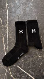 جوراب کف حوله ای گلدوزی آندر ارمور Under Armour|برند optimist|گرم بالا|کد 5022