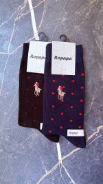 جوراب ساقدار مردانه برند روپاپا Ropapa|مدل Polo Dot|کد5108 - تصویر 5