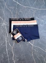 شورت نیم پا مردانه امپوریو آرمانی EMPORIO ARMANI|مدل کلاسیک|پک ۳عدیی|کد۱۳۴