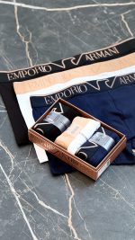شورت نیم پا مردانه امپوریو آرمانی EMPORIO ARMANI|مدل کلاسیک|پک ۳عدیی|کد۱۳۴ - تصویر 4