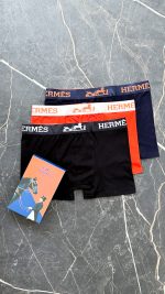 شورت نیم پا مردانه هرمس HERMES |مدل کلاسیک|پک ۳ عددی|کد ۱۵۷