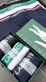 شورت نيم پا مردانه|لاگوست Lacoste|مدل كلاسيك|پك ٣عددي|كد١٧٧ - تصویر 2